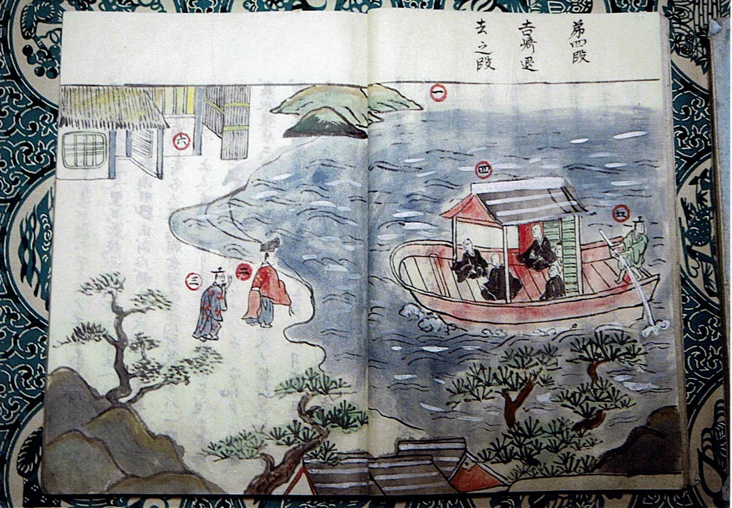 『蓮如上人絵傳管見録斜』「御座舟」